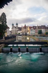 waterfall, cityscape, switzerland, lucerne, city, nature, swiss, photography, summer, river, tourism, water, travel